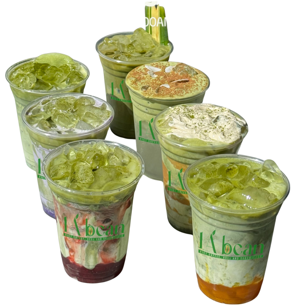 Vietnamese coffee • Bánh mì • Ube & Peanut Coffee • Pastries