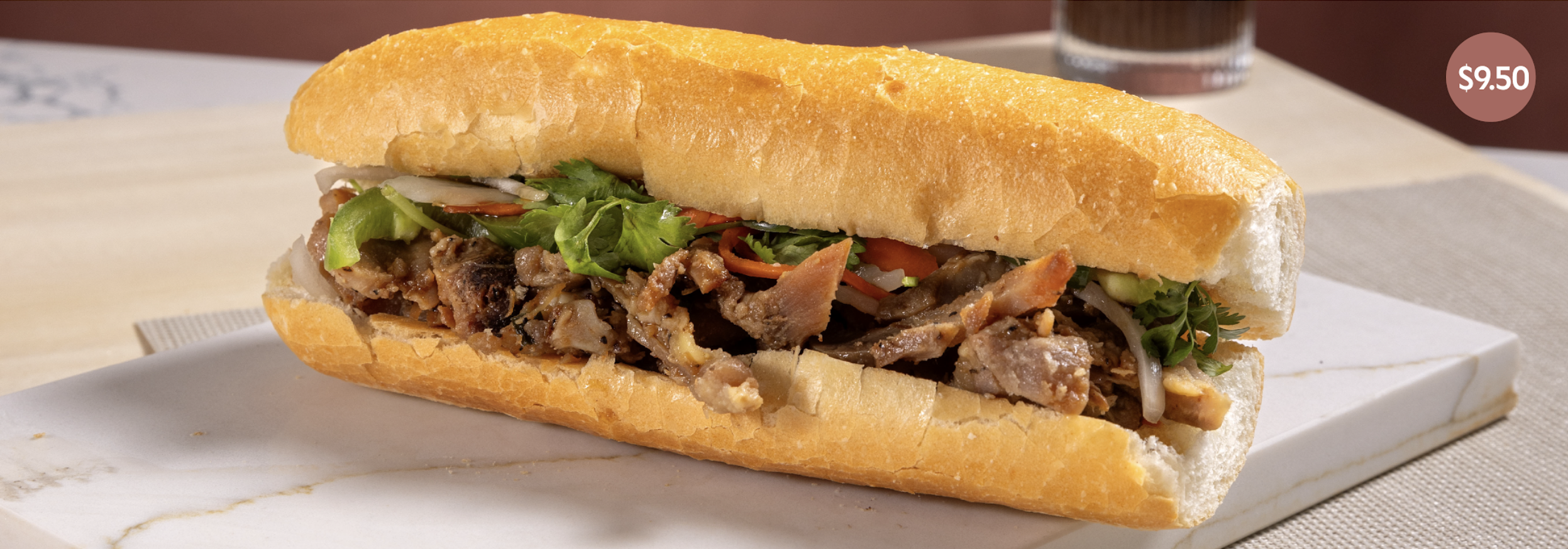 Vietnamese coffee • Bánh mì • Ube & Peanut Coffee • Pastries